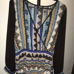 Patterned tunic